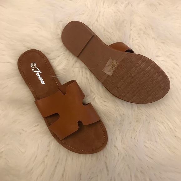 🆕 Jolie Cognac Slip On Sandal - Picture 6 of 7